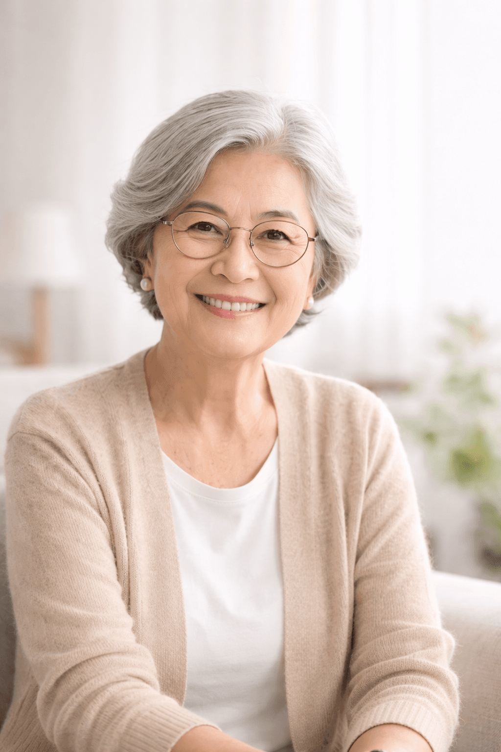 ผู้สูงอายุใช้งานไม้เท้า TCS อย่างมีความสุข